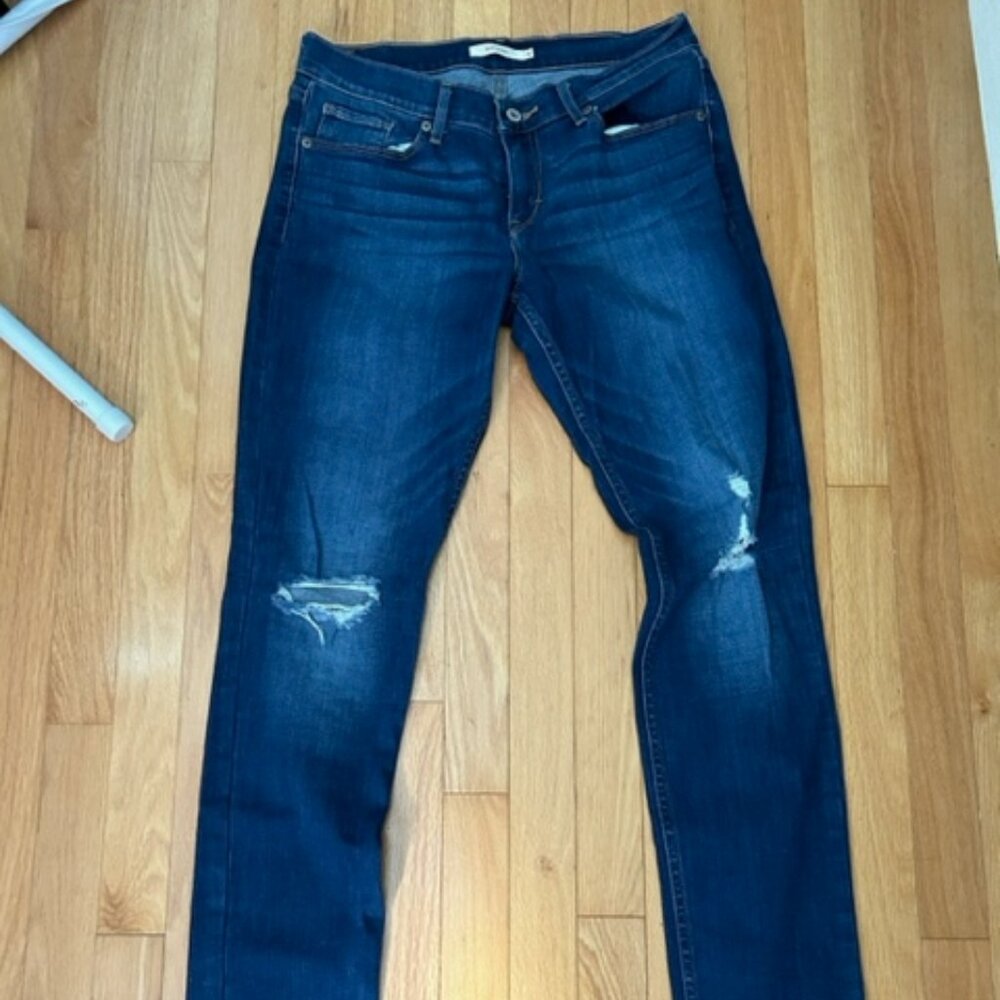 Levi's 524 Skinny, Size 9, Blue